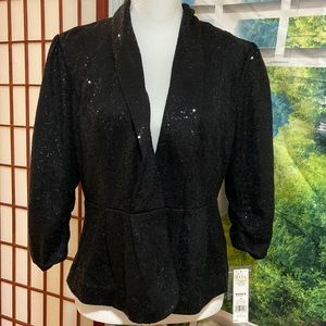 ELLE black Tie Jacket NWT .
